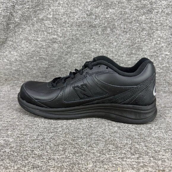 ✅New Balance 577 Walking Shoes Woman’s 7B Black Leather Sneakers Made In USA NIB - Picture 11 of 12